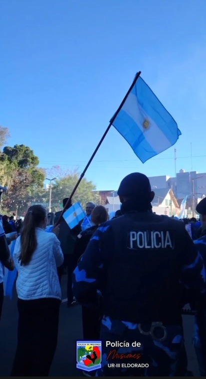 Festejos por el triunfo de la selección: en Eldorado no se registraron incidentes de gravedad